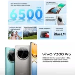 vivo Y300 Pro, 8GB+128GB, Face ID / Screen Fingerprint Identification, 6.77 inch Android 14 OriginOS 4 Snapdragon 6 Gen 1 Octa Core, OTG, Network: 5G - Image 3