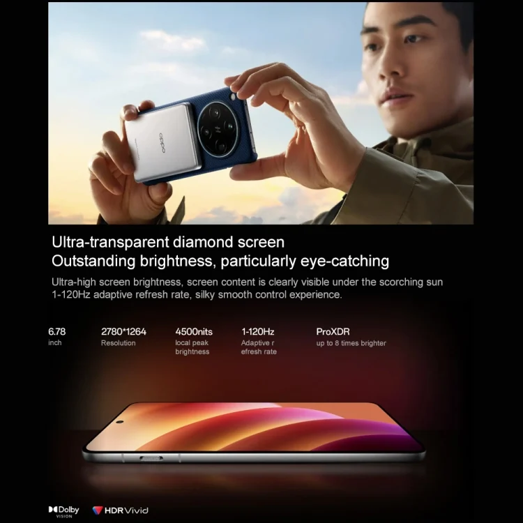 MPH7215_B13.webp OPPO Find X8 Pro AI Phone, 12GB+256GB, Screen Fingerprint, 6.78 inch ColorOS 15 Dimensity 9400 Octa Core up to 3.626GHz, NFC, OTG, Network: 5G - Image 14