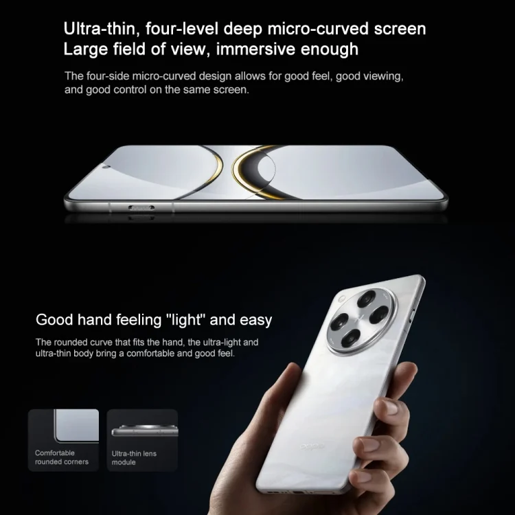 MPH7215_B2.webp OPPO Find X8 Pro AI Phone, 12GB+256GB, Screen Fingerprint, 6.78 inch ColorOS 15 Dimensity 9400 Octa Core up to 3.626GHz, NFC, OTG, Network: 5G - Image 3