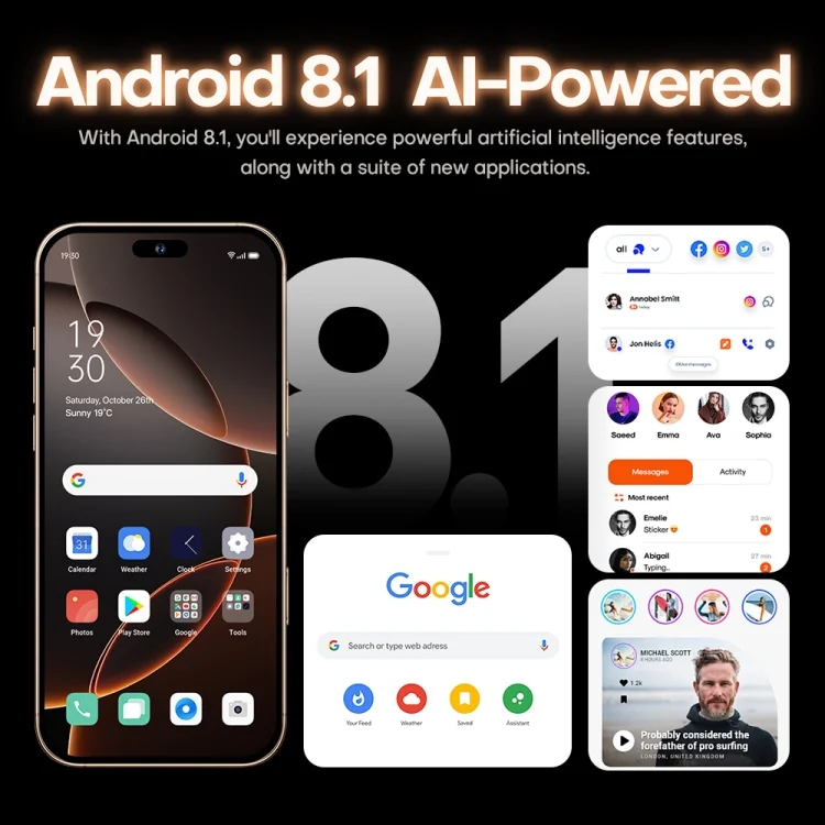 MPH7360_B5.webp i16 Pro Max / A08, 3GB+32GB, 6.73 inch Screen, Face Identification, Android 8.1 MTK6753 Octa Core, Network: 3G, Dual SIM, AU Plug - Image 6