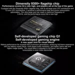 vivo iQOO Neo9S Pro, Dual Back Cameras, 12GB+256GB, Face ID / Fingerprint Identification, 6.78 inch Android 14 OriginOS 4 Dimensity 9300+ Octa Core, OTG, NFC, Network: 5G, Support Google Play - Image 3