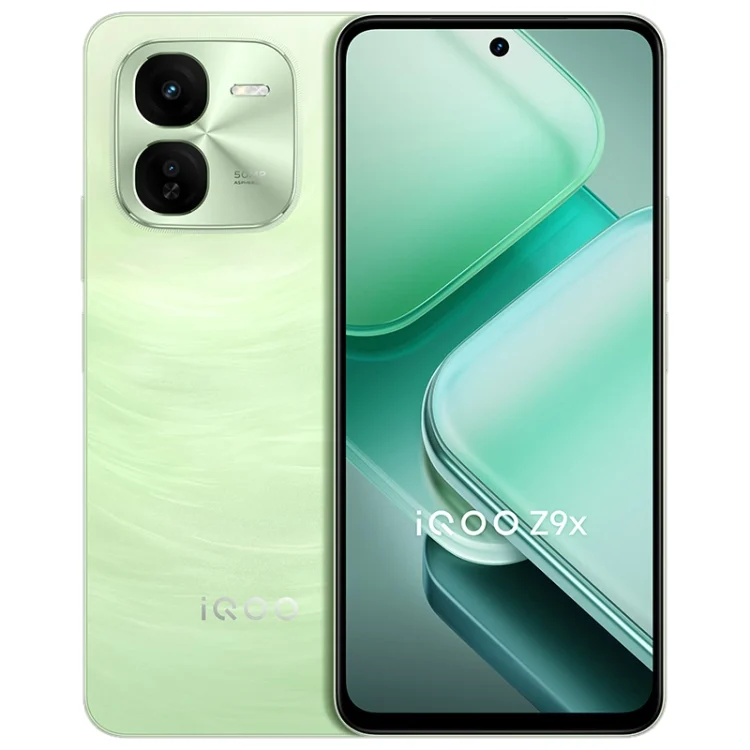 vivo iQOO Z9x, Dual Back Cameras, 12GB+256GB, Face ID Screen Fingerprint Identification, 6.72 inch Android 14.0 OriginOS 4 Snapdragon 6 Gen 1 Octa Core 2.2GHz, OTG, Network: 5G, Support Google Play