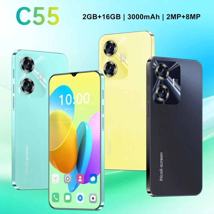 MPH7577_B1.webp C55 / SDT80, 2GB+16GB, Face Identification, 6.28 inch Screen Android 8.1 MTK6737 Quad Core, Network: 4G, Dual SIM - Image 2