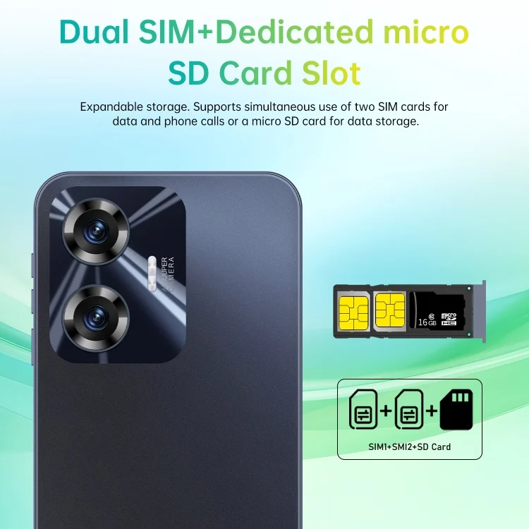 MPH7577_B11.webp C55 / SDT80, 2GB+16GB, Face Identification, 6.28 inch Screen Android 8.1 MTK6737 Quad Core, Network: 4G, Dual SIM - Image 12