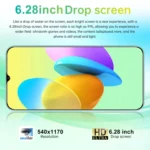 C55 / SDT80, 2GB+16GB, Face Identification, 6.28 inch Screen Android 8.1 MTK6737 Quad Core, Network: 4G, Dual SIM - Image 3