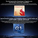 vivo iQOO Neo9S Pro+, 12GB+256GB, Face ID & Ultrasonic 3D Fingerprint Identification, 6.78 inch Android 14 OriginOS 4 Snapdragon 8 Gen 3 Octa Core 2.63GHz, OTG, NFC, Network: 5G, Support Google Play - Image 4