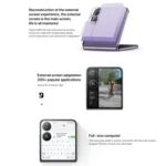 Xiaomi MIX Flip, 12GB+512GB, 6.86 inch + 4.01 inch Xiaomi HyperOS Snapdragon 8 Gen 3 Octa Core 4nm up to 3.3GHz, NFC, Network: 5G - Image 9