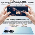 Triple Back Cameras, Screen Fingerprint Identification,  6.67 inch Magic UI 6.1 Qualcomm Snapdragon 778G Plus Octa Core up to 2.5GHz, Network: 5G, OTG, NFC, Not Support Google Play - Image 5