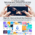 Triple Back Cameras, Screen Fingerprint Identification, 6.78 inch Magic UI 6.1 Dimensity 8000 Octa Core up to 2.75GHz, Network: 5G, OTG, NFC, Not Support Google Play - Image 5