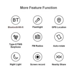 3.54 inch Android 12 Helio G85 Octa Core, Network: 4G, OTG, Infrared Remote Control, Single SIM, Support Google Play - Image 9