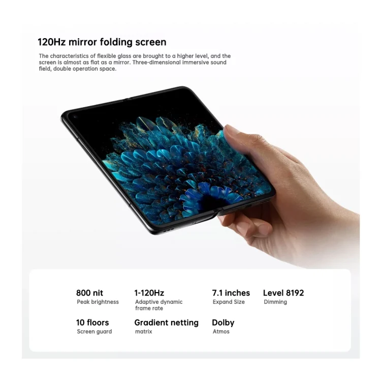 MPH9436_B6.webp Triple Rear Cameras, Face ID & Side Fingerprint Identification, 7.1 inch + 5.49 inch Screen, ColorOS 12 Qualcomm Snapdragon 888 Octa Core up to 2.84Ghz, Support Google Play - Image 7