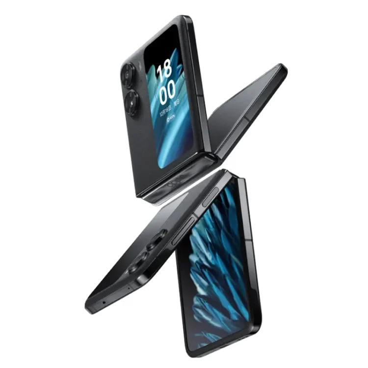 Dual Rear Cameras, Face ID & Side Fingerprint Identification, 6.8 inch + 3.26 inch Screen, ColorOS 13 Dimensity 9000+ Octa Core up to 3.2GHz, Support Google Play