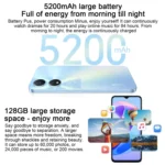 Face ID & Side Fingerprint Identification, 5200mAh, 6.56 inch MagicOS 7.1 / Android 13 Qualcomm Snapdragon 480 Plus Octa Core up to 2.2GHz, Network: 5G, Not Support Google Play - Image 3