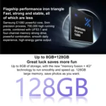 Triple Back Cameras, Srceen Fingerprint Identification, 4600mAh Battery, 6.62 inch Android 11 OriginOS Ocean Exynos 1080 Octa Core up to 2.8GHz, OTG, NFC, Network: 5G - Image 8