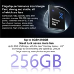 Triple Back Cameras, Srceen Fingerprint Identification, 4600mAh Battery, 6.62 inch Android 11 OriginOS Ocean Exynos 1080 Octa Core up to 2.8GHz, OTG, NFC, Network: 5G - Image 8