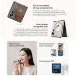 Honor Magic V Flip, 12GB+1TB, 6.8 inch + 4.0 inch Screen MagicOS 8.0 Snapdragon 8+ Gen 1 Octa Core, Network: 5G, NFC, OTG - Image 8