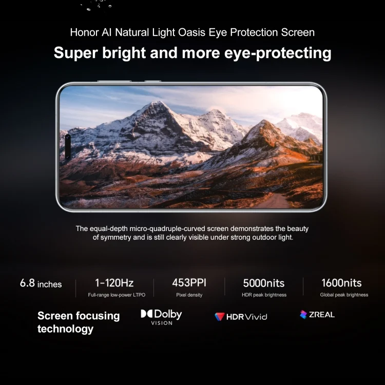 MPH9985_B4.webp Honor Magic7 Pro, 16GB+1TB, Screen Fingerprint, 6.8 inch MagicOS 9.0 / Android 15 Snapdragon 8 Elite 3nm Octa Core, Network: 5G, NFC, OTG, Not Support Google Play - Image 5