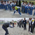 Children Outdoor Fitness Wooden Spinning Toy Vintage Spin Whipping Top with String - Image 8