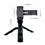 PULUZ Smartphone Fixing Clamp 1/4 inch Holder Mount Bracket + Grip Folding Tripod Mount Kits for DJI OSMO Pocket / Pocket 2 - Image 4