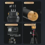 PULUZ Magnetic Quick Release Floating Handle Hand Grip - Image 5