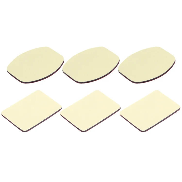 PU14_2.webp PULUZ 3 Flat Adhesive Pad Stickers + 3 Curved Adhesive Pad Stickers for GoPro, Insta360, DJI and Other Action Cameras - Image 3