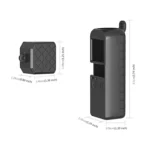 PULUZ 2 in 1 Diamond Texture Silicone Cover Case Set for DJI OSMO Pocket - Image 5