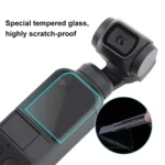 PULUZ 9H 2.5D HD Tempered Glass Lens Protector + Screen Film for DJI OSMO Pocket Gimbal - Image 6
