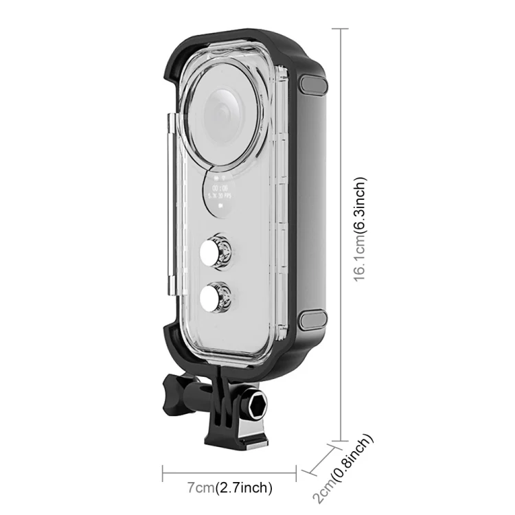 PU400_1.webp PULUZ 30m Underwater Waterproof Housing Protective Case for Insta360 ONE X, with Buckle Basic Mount & Screw - Image 2