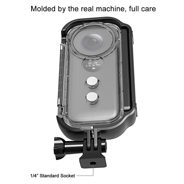 PU400_3.webp PULUZ 30m Underwater Waterproof Housing Protective Case for Insta360 ONE X, with Buckle Basic Mount & Screw - Image 4