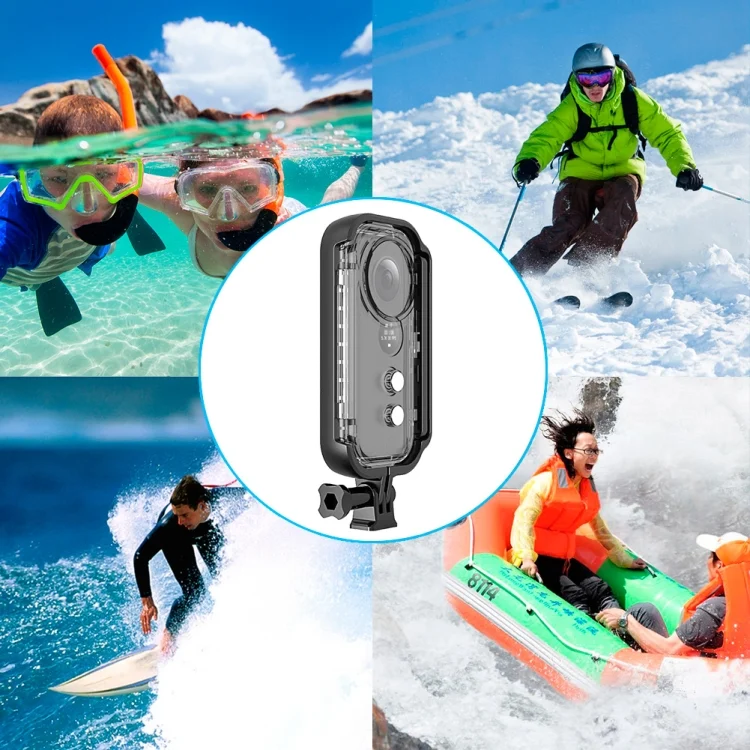PU400_7.webp PULUZ 30m Underwater Waterproof Housing Protective Case for Insta360 ONE X, with Buckle Basic Mount & Screw - Image 8