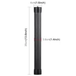 PULUZ Carbon Fiber Extension Monopod Pole Rod Extendable Stick for DJI / MOZA / Feiyu V2 / Zhiyun G5 / SPG Gimbal, Length: 35cm - Image 4