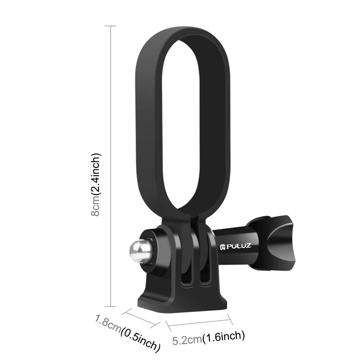 PU555B_1.webp PULUZ Plastic Protective Frame Mount Cage with Tripod Base Adapter for Insta360 GO 2 - Image 2