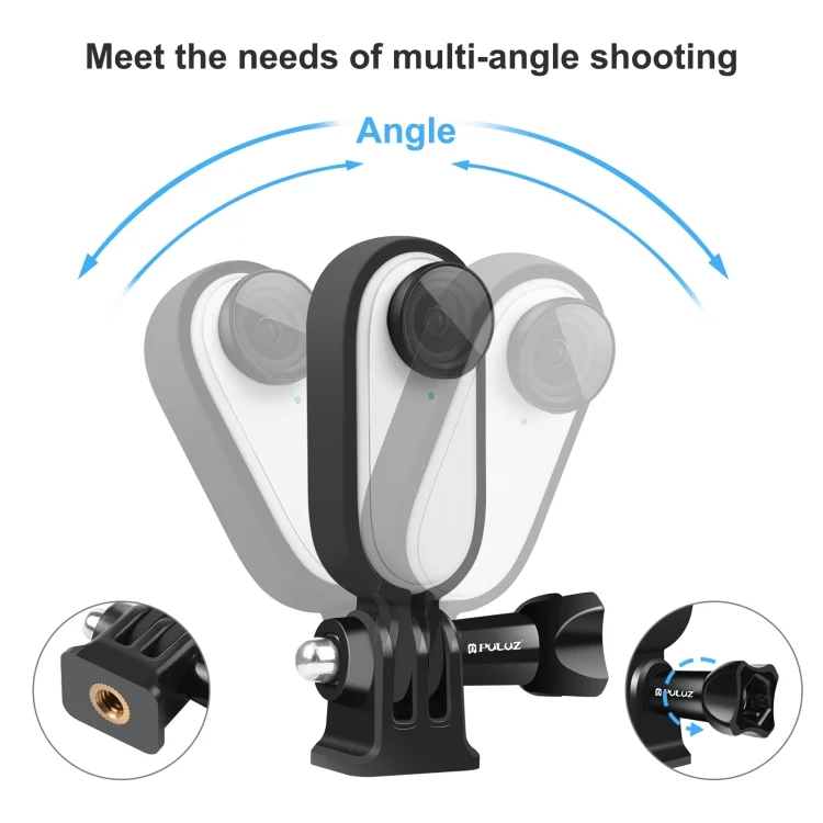 PU555B_3.webp PULUZ Plastic Protective Frame Mount Cage with Tripod Base Adapter for Insta360 GO 2 - Image 4