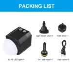 PULUZ 60m Underwater LED Photography Fill Light 7.4V/1100mAh Diving Light for GoPro, Insta360, DJI and Other Action Cameras - Image 8
