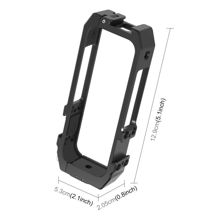 PU571B_1.webp PULUZ Protective Cage Rig Housing Frame with Cold Shoe Mounts & Magnetic Folding Tripod Adapter for Insta360 ONE X2 - Image 2