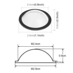 PULUZ Lens Guard PC Protective Cover Kits for Ricoh Theta SC2 / S / V - Image 3