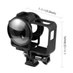 PULUZ Plastic Frame Case with Lens Guard for Insta360 One RS 360 Edition - Image 2