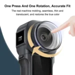 PULUZ Lens Guard PC Protective Cover for Insta360 ONE RS 1-Inch 360 Edition - Image 4