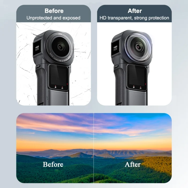 PU595_5.webp PULUZ Lens Guard PC Protective Cover for Insta360 ONE RS 1-Inch 360 Edition - Image 6