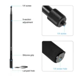 PULUZ 3m Metal Selfie Stick Monopod  for Insta360 One RS / X2 / X3 - Image 4