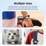 For Insta360 GO 3 / GO 3S PULUZ Camera Silicone Case Wristband Bicycle Strap Extension Mount - Image 7