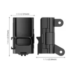 For DJI OSMO Pocket 3 PULUZ Plastic Protection Frame Expansion Cold Shoe Adapter Bracket - Image 2