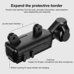 For DJI OSMO Pocket 3 PULUZ Plastic Protection Frame Expansion Cold Shoe Adapter Bracket - Image 3