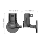 For DJI OSMO Pocket 3 PULUZ Protective Frame Magnetic Desktop Mount Angle Adjustable Base - Image 2