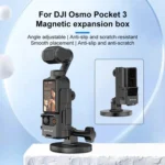 For DJI OSMO Pocket 3 PULUZ Protective Frame Magnetic Desktop Mount Angle Adjustable Base - Image 3