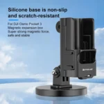 For DJI OSMO Pocket 3 PULUZ Protective Frame Magnetic Desktop Mount Angle Adjustable Base - Image 6