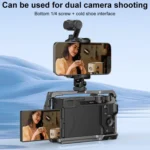 For DJI OSMO Pocket 3 PULUZ Protective Frame Expansion Phone Clamp, Compatible with Tripod Pole - Image 7