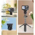 For DJI Osmo Action 5 Pro / 4 / 3 PULUZ Cold Shoe Gimbal Quick Release Base Adapter - Image 9