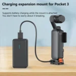 For DJI Osmo Pocket 3 PULUZ Type-C Charging Base Quick Release Mount Adapter - Image 6