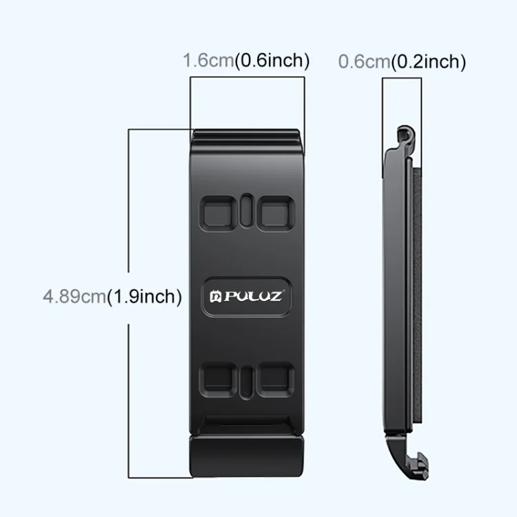 PU737B_1.webp PULUZ Aluminum Alloy Battery Side Interface Cover for Insta360 Ace Pro 2 - Image 2